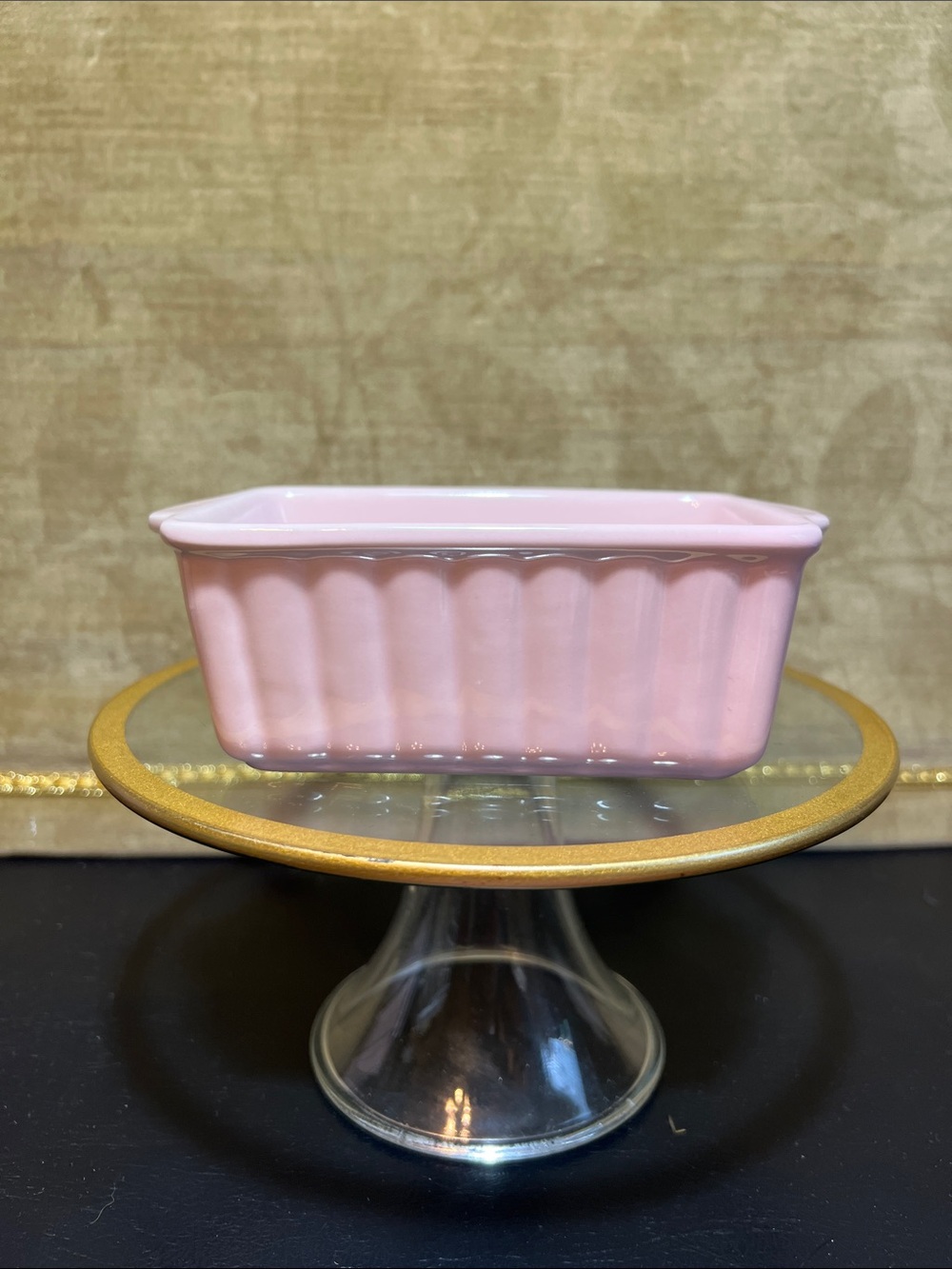 Celebrate It Ceramic Bakeware Mini Loaf Pan 6”x3.5”x2.25” Pink 4 available